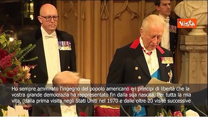 Re Carlo III a Trump al Castello di Windsor: Ho sempre ammirato ingegno e libertà Usa
