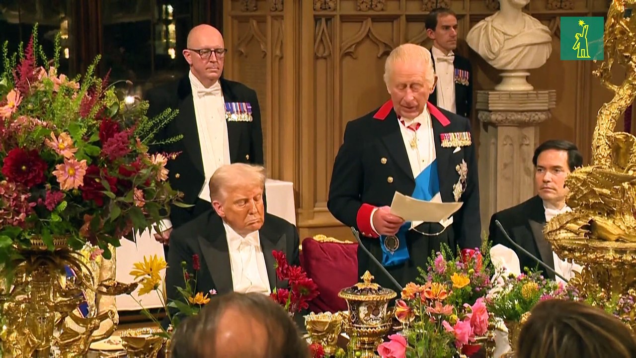 Reino Unido agasaja a Trump con un suntuoso banquete en el castillo de Windsor