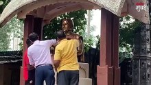 मीनाताईंच्या पुतळ्यावर रंगफेकणाऱ्या उपेंद्र पावसकरचे कारनामे शेजाऱ्यांनी सांगितले...