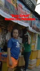 Busy Street in Navotas City, Philippines