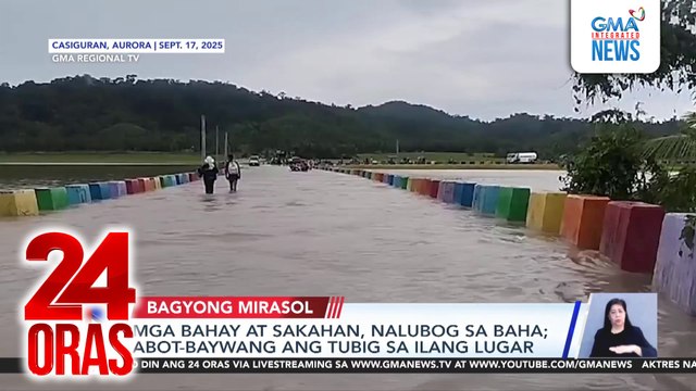 Mga bahay at sakahan, nalubog sa baha; abot-baywang ang tubig sa ilang lugar | 24 Oras