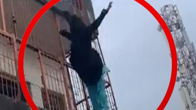 बुलंदशहर में पति से तंग महिला ने दूसरी मंजिल से लगाई छलांग