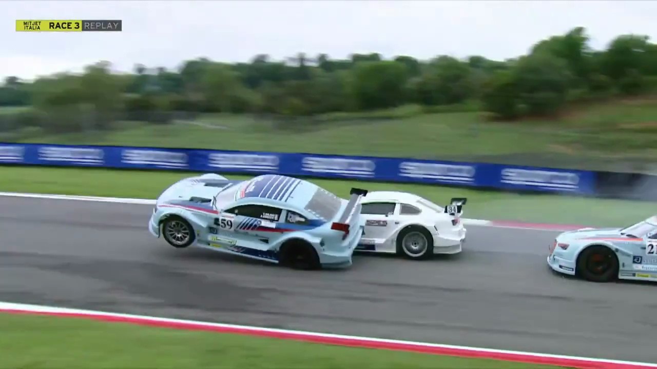 Mitjet Italia 2025 Mugello Race 3 Restart Bristot Girotti Big Crash