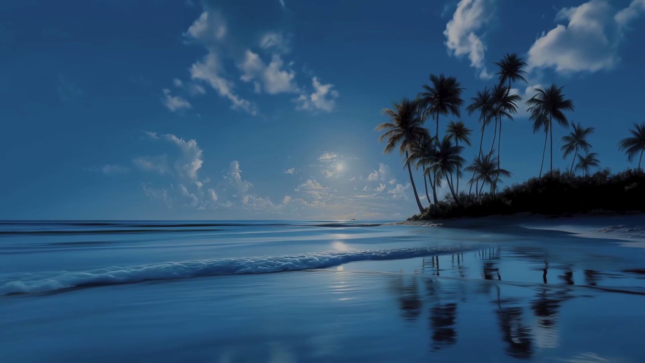 Tropique Bleu ~ 18 Musiques relaxantes lofi 4K