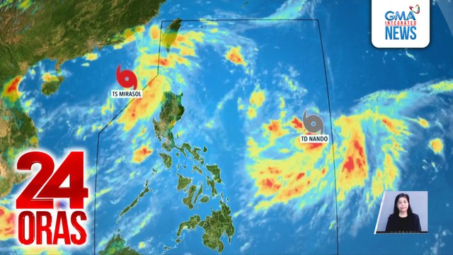 Bagyong Mirasol, nakalabas na ng PAR; Bagyong Nando, posibleng maging super typhoon | 24 Oras