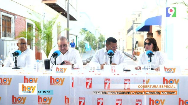 Cobertura Especial desde el Centro Historico de Santiago | Hoy Mismo