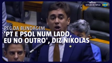 Nikolas Ferreira: "Sim, queremos ser blindados; se PT e PSOL num lado, eu no outro"