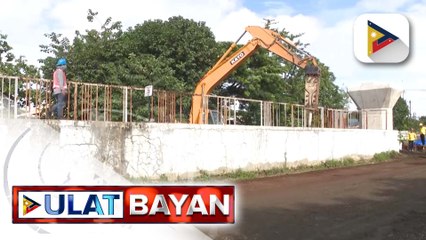 Demolisyon sa dating platform ng PNR Cabuyao station, sinimulan na | ulat ni Bernard Ferrer