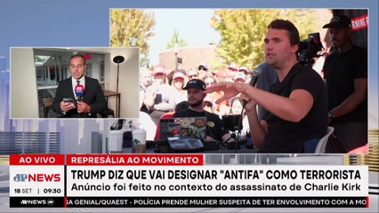 Trump diz que vai designar o movimento Antifa como organização terrorista