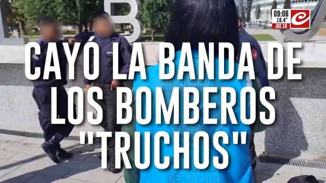 Cayó banda de bomberos truchos que estafó a cientos de vecinos