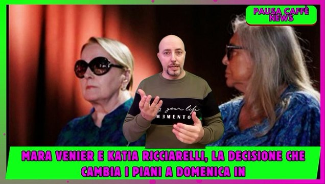 Mara Venier e Katia Ricciarelli, la decisione che cambia i piani a Domenica In