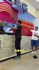 What is he doingHe is fooling the audience.😂😅#โดนแกล้ง🤣🤣#ล้อเล่งงงง😂😂🤣🤣#share happiness.