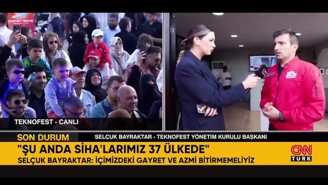 TEKNOFEST İstanbul'un ikinci gününde Selçuk Bayraktar’dan CNN Türk’e özel açıklama: Türkiye için en büyük tehdit...