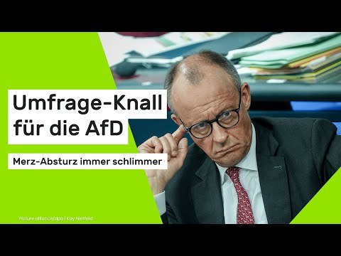 Friedrich Merz: Umfrage-Knall für die AfD - Merz-Absturz immer schlimmer