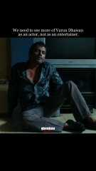 Varun Dhawan has so much depth as an actor, and glimpses like this prove he deserves more roles that push his craft, not just his charm.❤️  #glamsham #bollywood #bollywoodactor #varundhawan  #underratedperformances #actoroverentertainer #cinemawithdepth