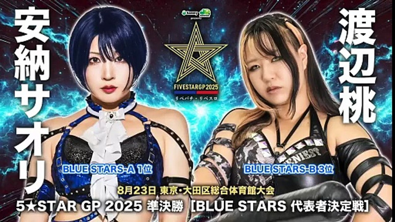 STARDOM 5Star Grad Prix Final Blue Star Final Momo Watanabe vs Saori Anou