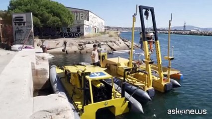 Arrivano i robot pulitori che raccolgono i rifiuti sottomarini
