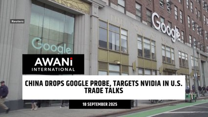 China drops Google probe, targets Nvidia in U.S. trade talks