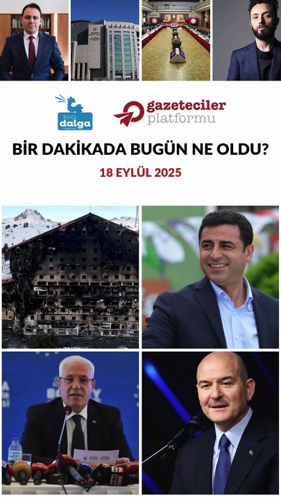 Bir dakikada bugün ne oldu?