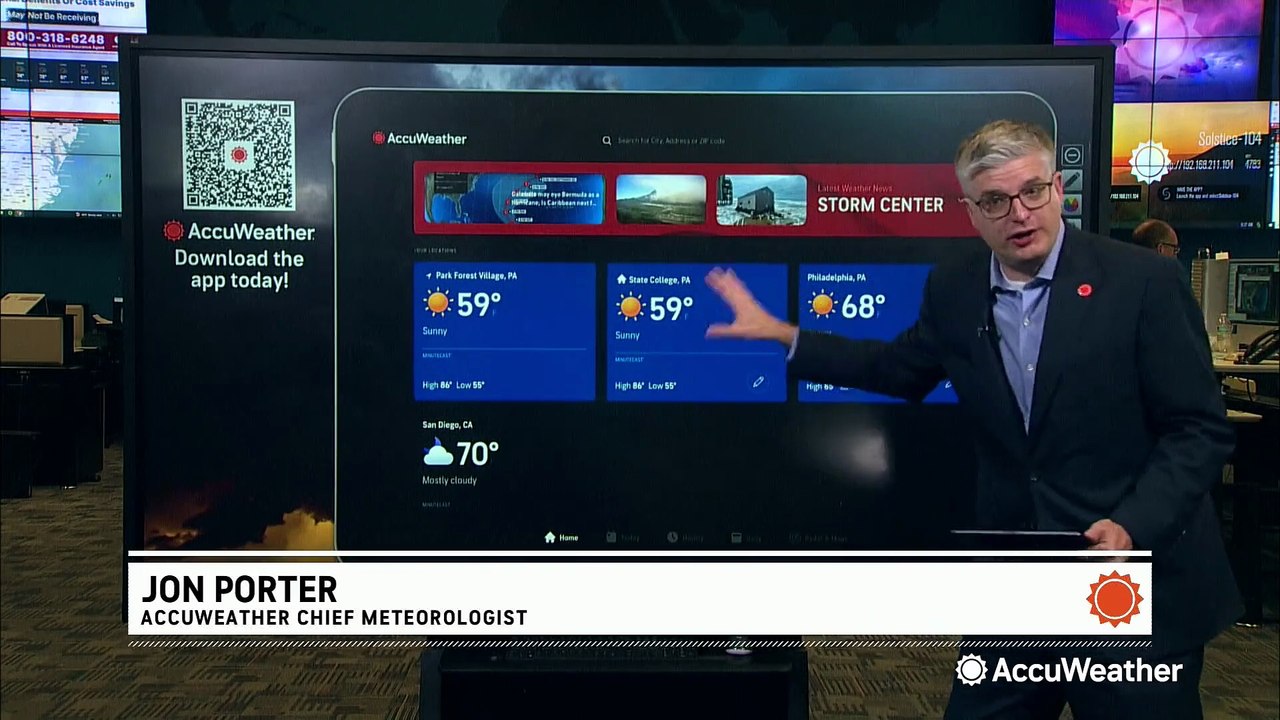 Hyper-localized forecasting for multiple locations with the AccuWeather app