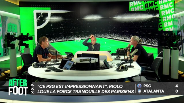 Emission TV : After Foot sur RMC Sport (Extrait d'émission, France, Jeudi 18 Septembre 2025, 20H00-00H00) Ligue des Champions Saison 2025-2026 1ère Journée PSG - Atalanta Débrief du Match