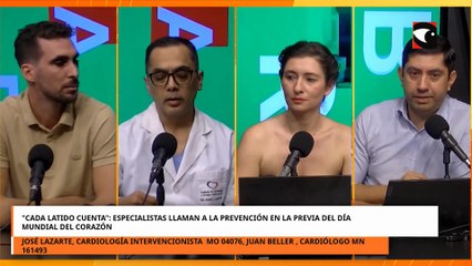 Cada latido cuenta, especialistas llaman a la prevención en la previa del Día Mundial del Corazón