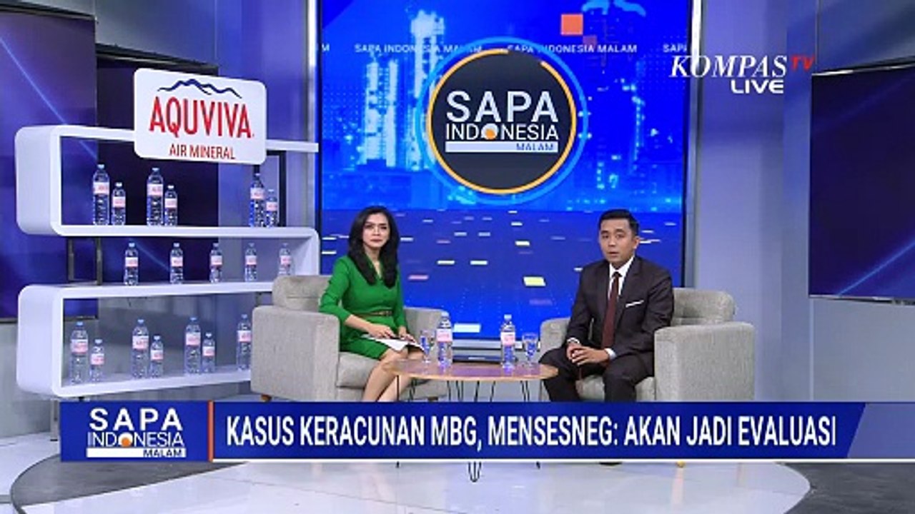 Istana Buka Suara soal Keracunan MBG di Sejumlah Daerah: Ini Jadi Bahan Evaluasi | SAPA MALAM