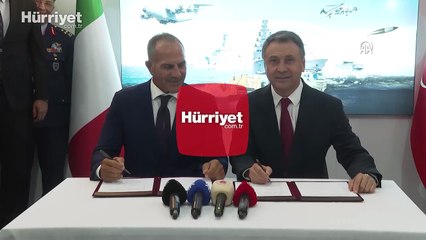 ASFAT ile Magnaghi Havacılık'ın "Ortak Girişim Sözleşmesi" imza töreni TEKNOFEST'te yapıldı