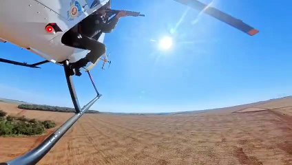 Falcão 13 auxilia na interceptação de quadrilha de descaminho em Cascavel; veja o vídeo