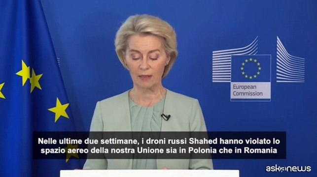Von der Leyen su nuove sanzioni a Russia: è ora di chiudere il rubinetto