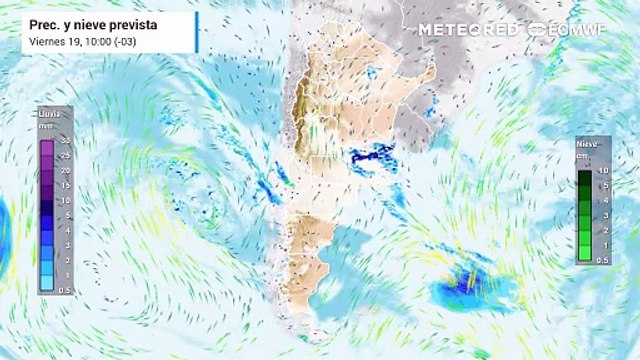 16 provincias bajo alerta meteorológica: tormentas, lluvias, nevadas y viento en Argentina durante los próximos 2 días