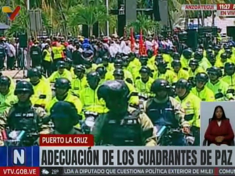 Vpdte. Sec. Cabello resaltó la importancia de dotar a los Cuadrantes de Paz para la seguridad ciudadana