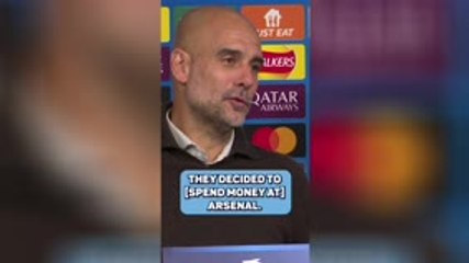If Arsenal win the title it will be because of spending - Guardiola