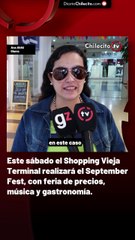 Este sábado el Shopping Vieja Terminal realizará el September Fest, con feria de precios, música y gastronomía.