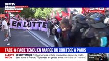18 septembre: la police charge des manifestants à Paris