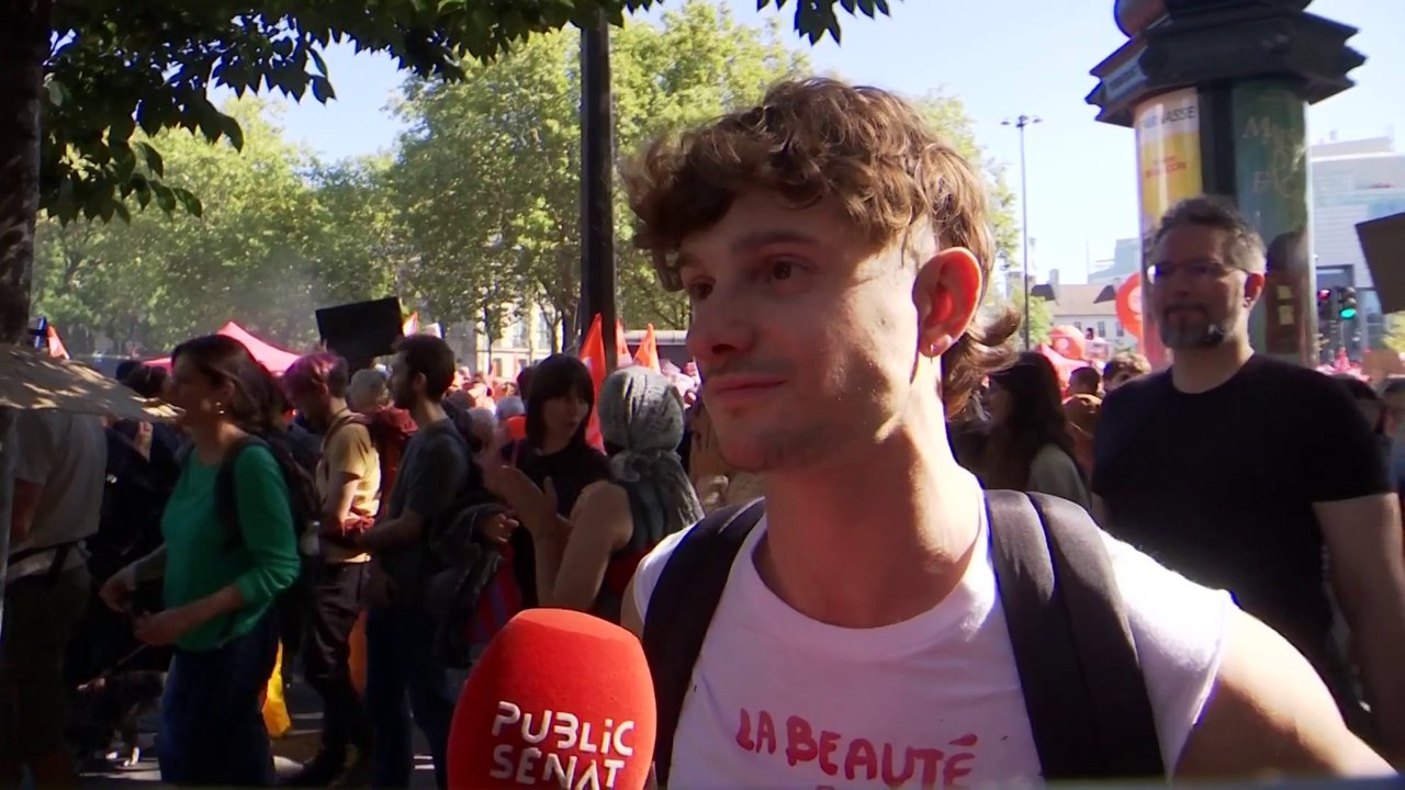 « Le plus important, c’est la justice sociale », affirme Tommy depuis la manifestation parisienne