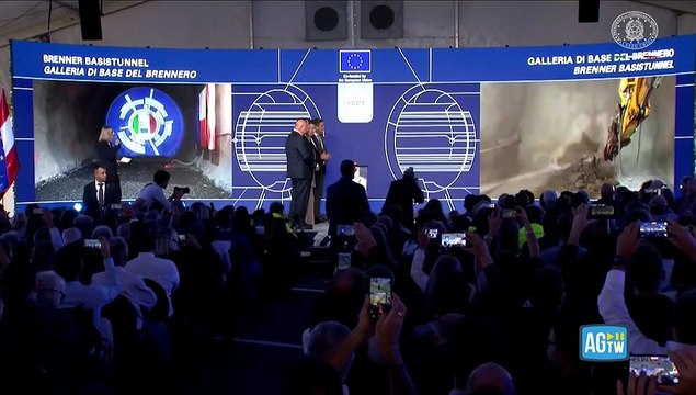 Brennero, abbattuto ultimo diaframma del Tunnel ferroviario più lungo al mondo