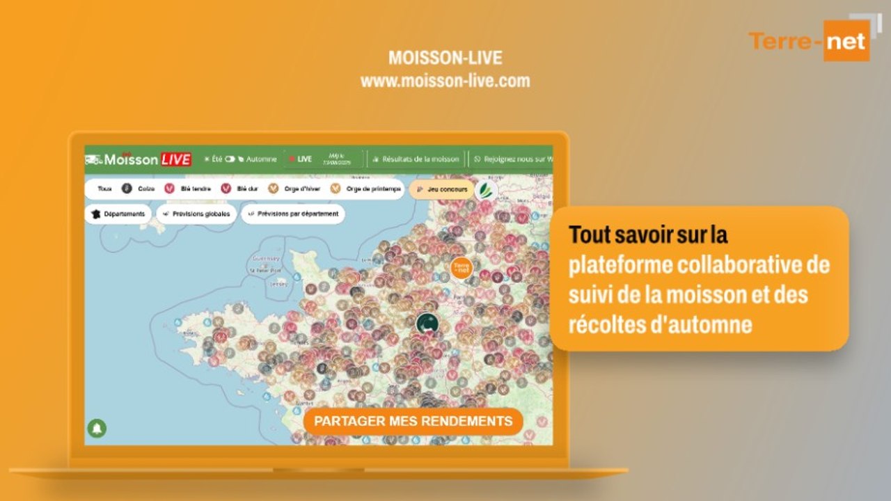 Tout savoir sur Moisson-Live, la plateforme collaborative de suivi des récoltes