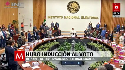 Observadores internacionales confirman inducción al voto en elección judicial