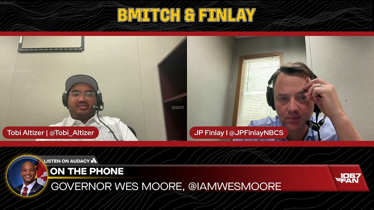 Governor Wes Moore's Pick For Commanders vs. Raiders I BMitch & Finlay