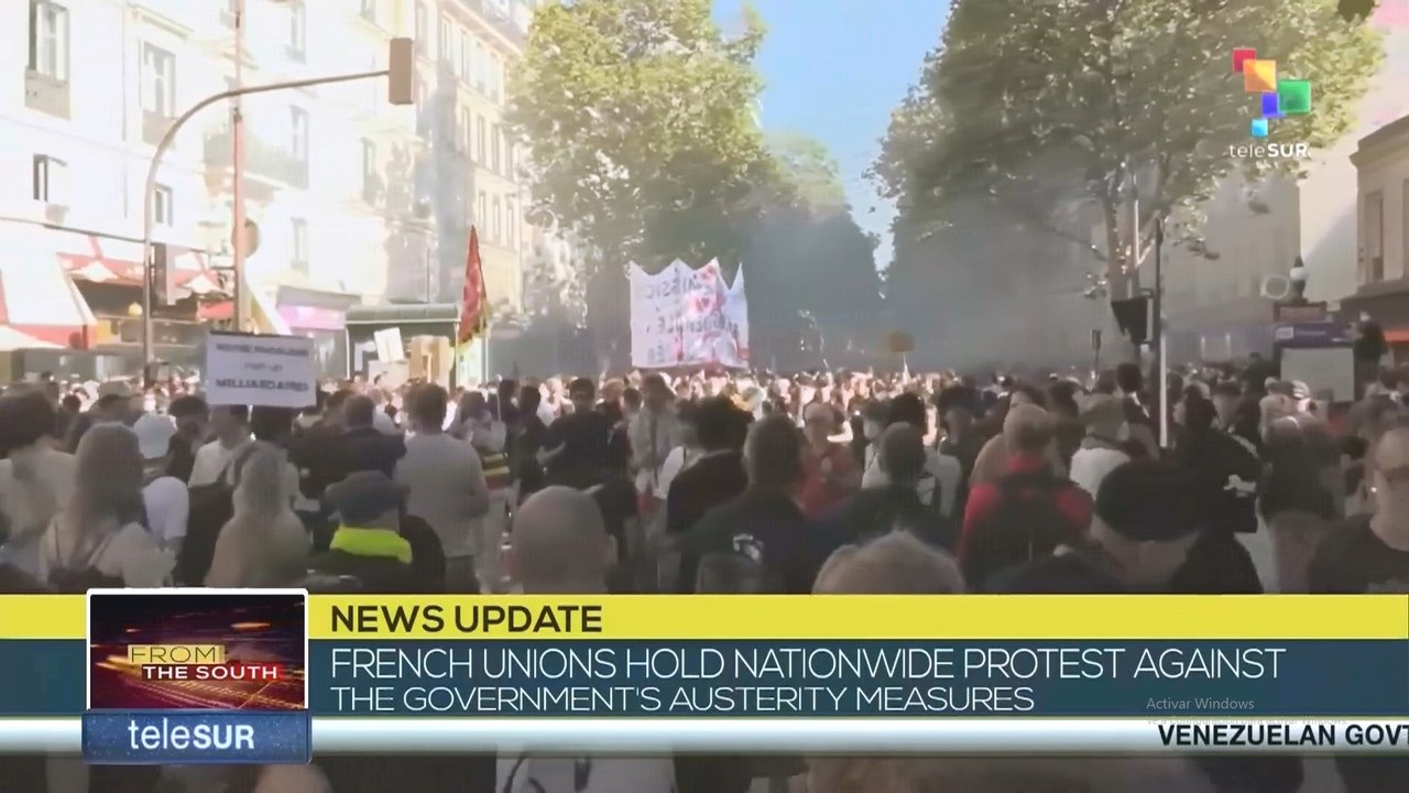 France, Unions hold nationwide protest against the govt.’s austerity measures