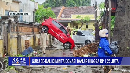 Guru Se-Bali Diminta Donasi Banjir hingga Rp 1,25 Juta, Gubernur: Instruksi Donasi Sukarela