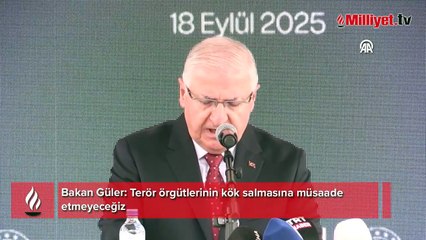 Bakan Güler: Terör örgütlerinin kök salmasına müsaade etmeyeceğiz