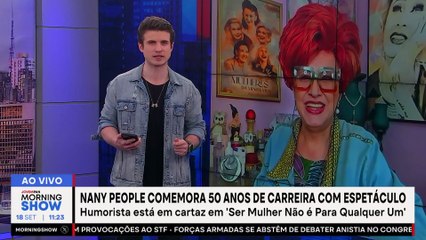 NANY PEOPLE  comemora 50 anos de carreira com espetáculo