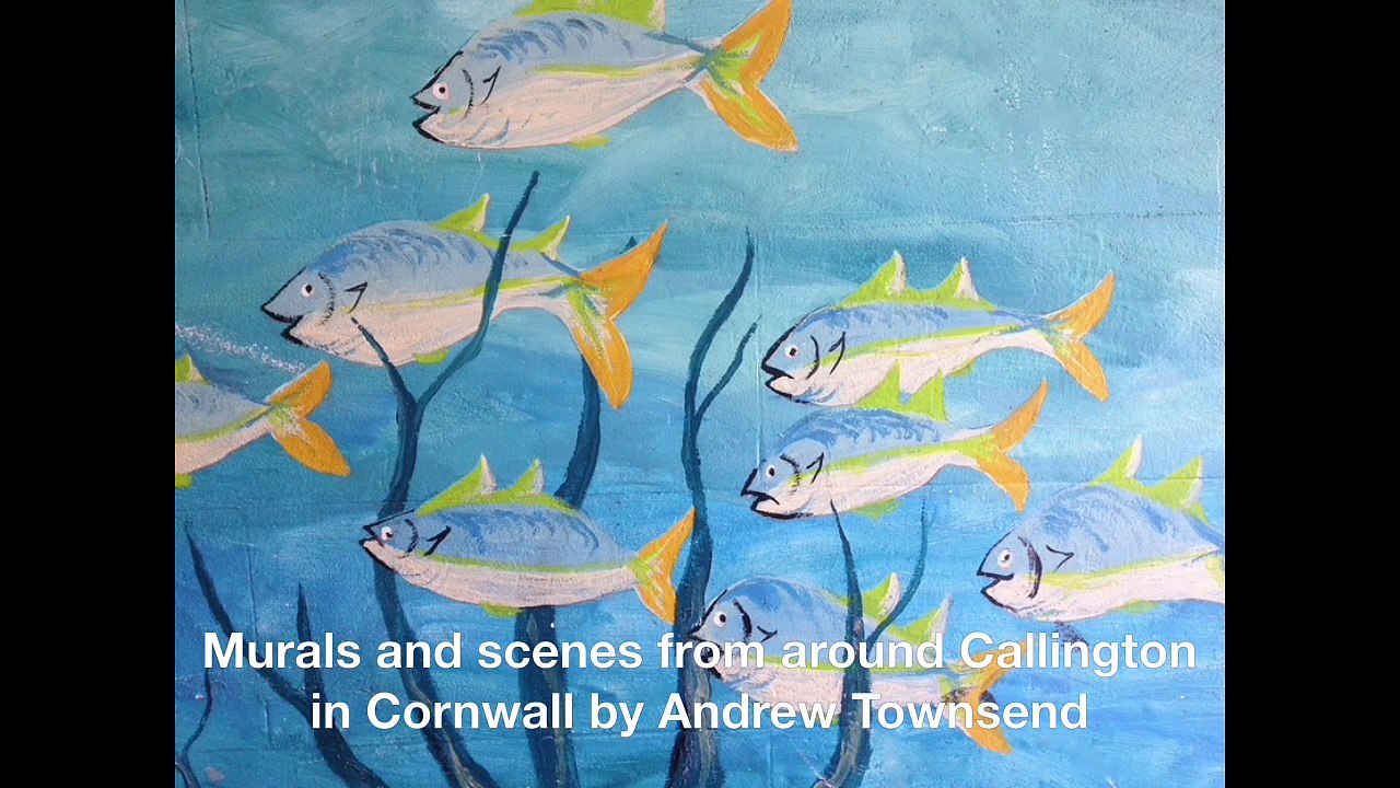 Murals and scenes from around Callington in Cornwall by Andrew Townsend