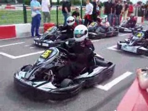 24H Karting Qualifs départ