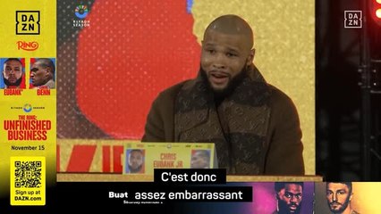 Poids moyens - Eubank Jr : "Mon pronostic ? Une formalité"