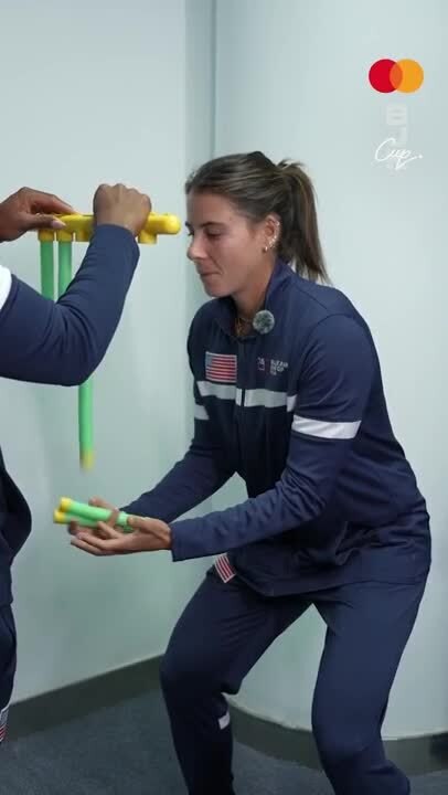 Team USA & Team Kazakhstan test their reflexes in Shenzhen