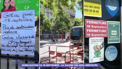 Mobilisation du 18 septembre : la galère des non-grévistes