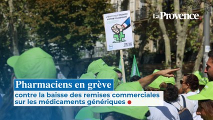 Pharmaciens en grève contre la baisse des remises commerciales sur les médicaments génériques